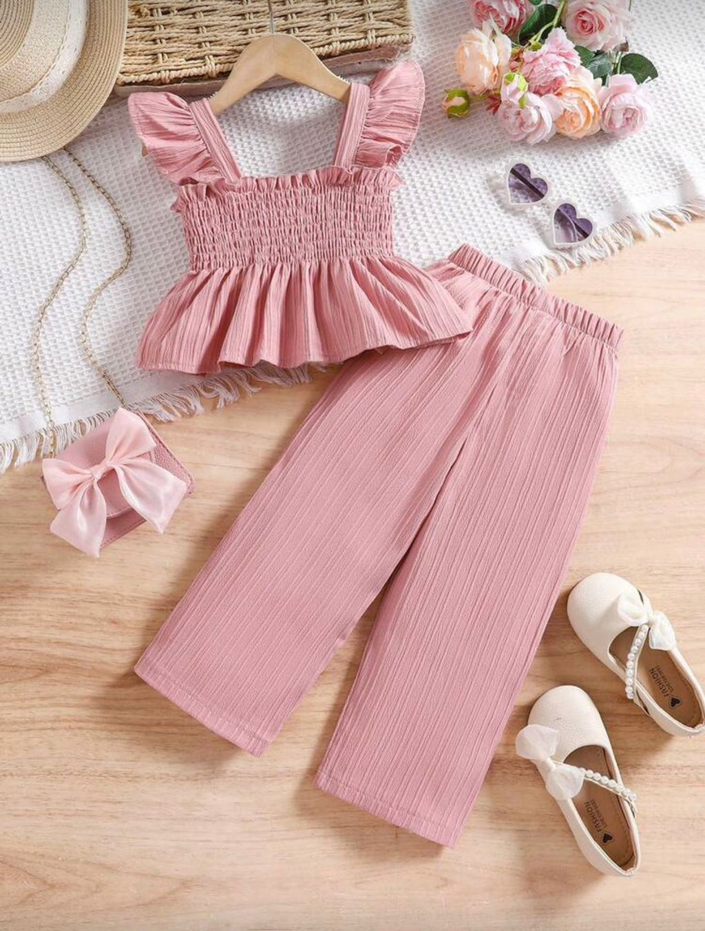 Conjunto infantil Blush Ruffle Dream
